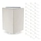 Azar Displays Four-Sided Revolving 14''W x 20''H Pegboard Counter Display w/ 32 4'' Hooks 701414-WHT-4W32 - alternate 1